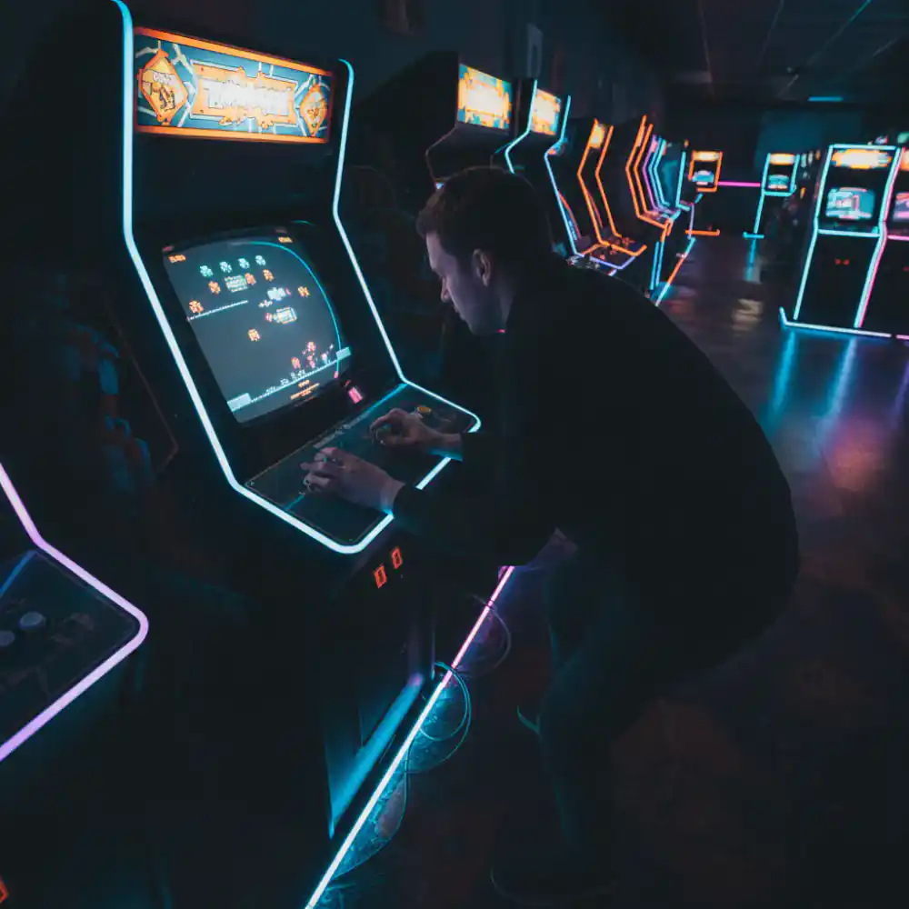Retro game actiemoment 1