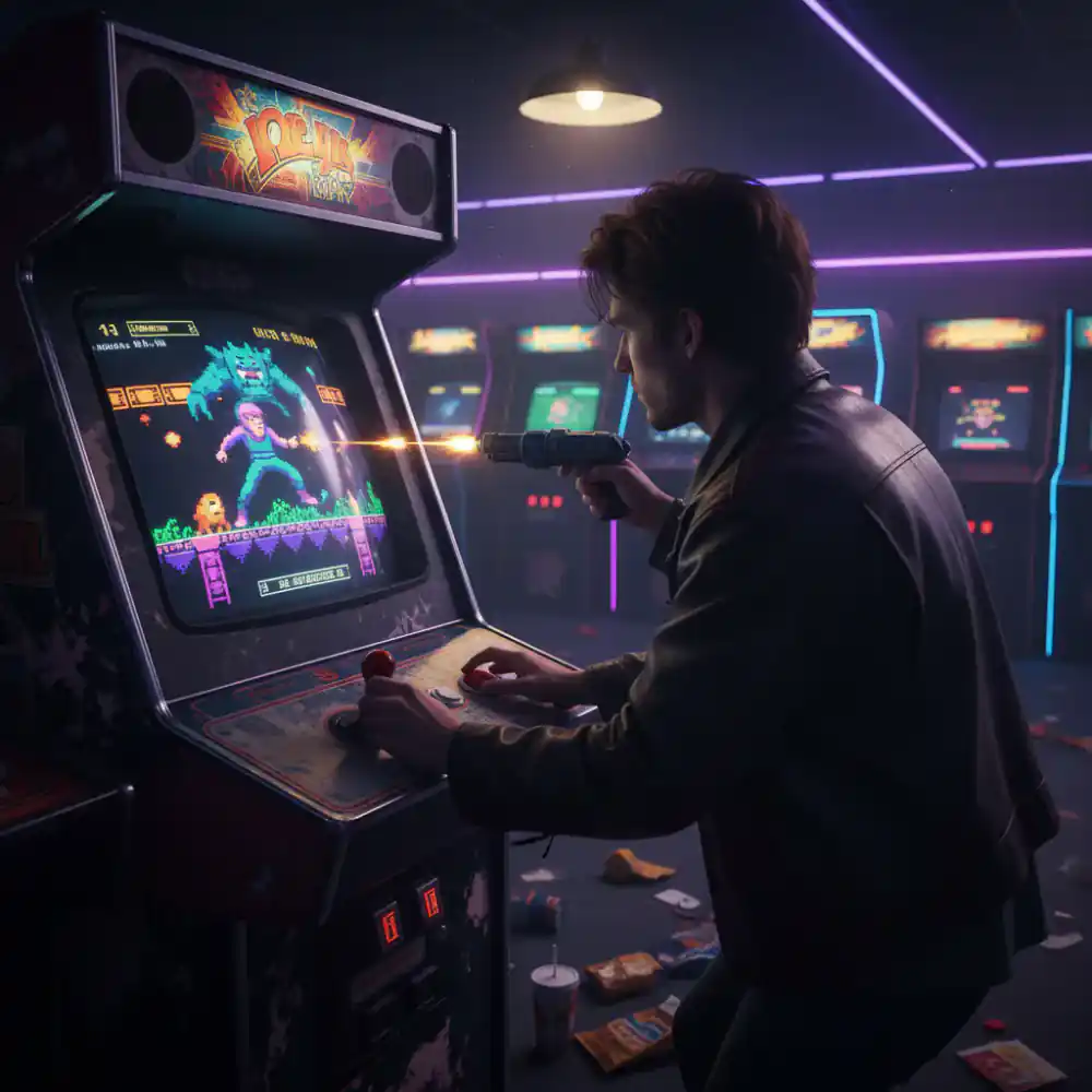 Retro game actiemoment 3