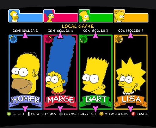 The Simpsons Arcade gameplay